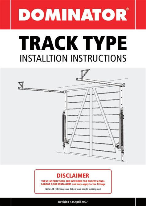 Dominator Garage Door Opener Spare Parts Manual | Reviewmotors.co