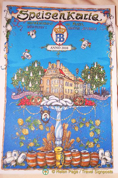 Hofbräuhaus Speisenkarte