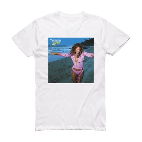 Tamia More Album Cover T-Shirt White – ALBUM COVER T-SHIRTS