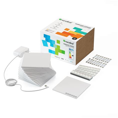 Nanoleaf Canvas Smarter Kit 17PK EasyGates Co Uk