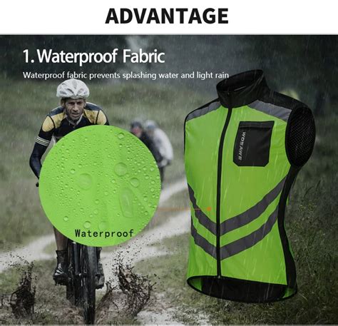 High Visibility Cycling Jacket Reflective Cycling Vest