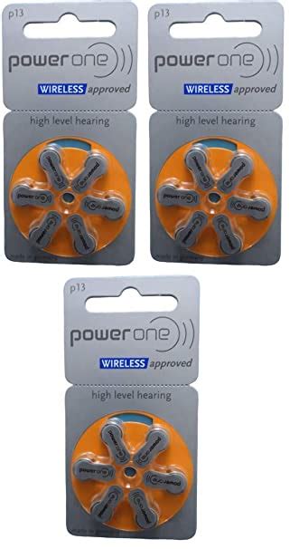 Powerone Power One P13 Hearing Aid Battery 18 Pcs Electronics