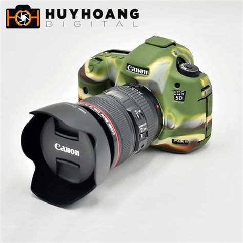 Vỏ Silicon Bảo Vệ Cho Máy ảnh Canon 5d3 5dr 5ds 5d4 5div 6d 6dii 77d