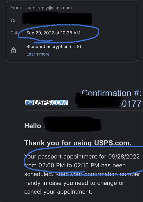 Usps Passport Appointment Confirmation Scannable Passports Maker