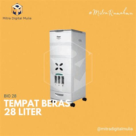 Jual Cosmos BIO 28 Rice Box Tempat Beras 28 Liter Shopee Indonesia