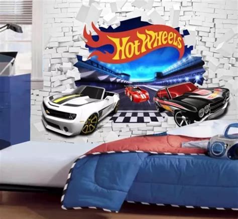 Papel De Parede Carros Hot Wheels L X A Parcelamento Sem