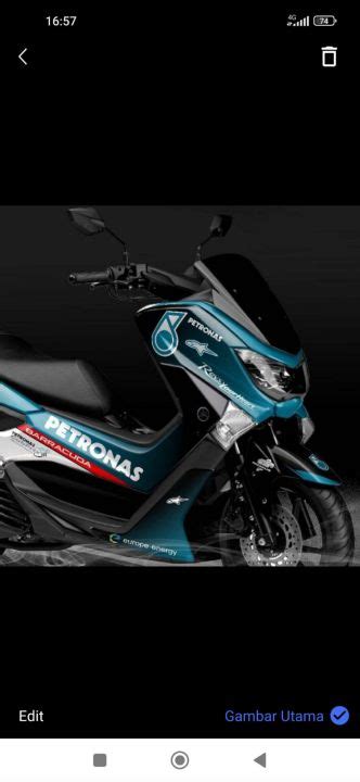 Decal Nmax Old Stiker Full Body Motif Petronas Sticker Variasi Yamaha