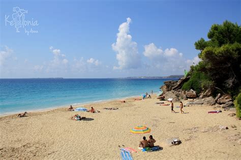 Platis And Makris Gialos Beaches Kefalonia By Anna