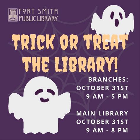 Trick-or-Treat the Fort Smith Library! | Fort Smith Public Library