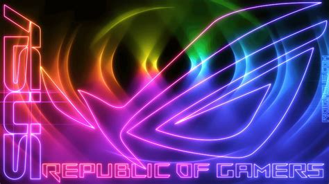 Rog Rgb Spectrum Rog Neon Hd Wallpaper Pxfuel