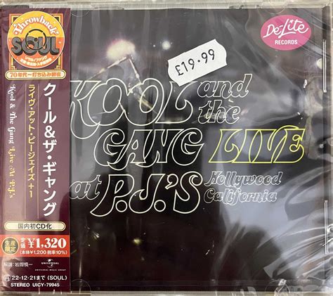 Kool And The Gang Live At P J S Cd Music Universal Japan