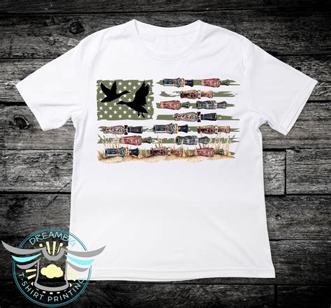 Duck Hunting American Flag Shirt Duck Hunter S Shirt Hunting Buddy