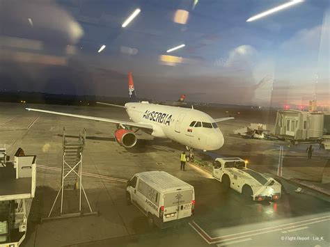 Review Of Air Serbia Flight From Belgrad To London In Economy