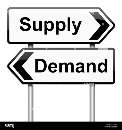 Supply And Demand Concept Stock Photo Alamy