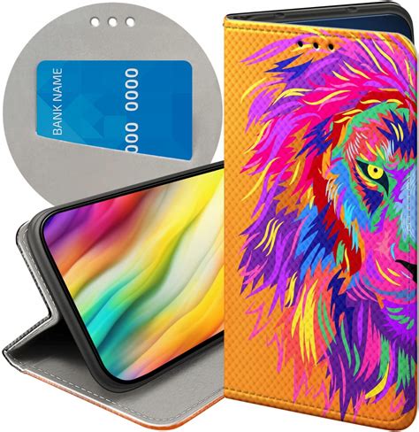 Etui Z Klapk Do Realme C G Neonowe Neon Jaskrawe Futera Case