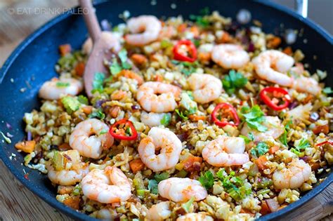 Cauliflower Shrimp Fried Rice With Lemongrass