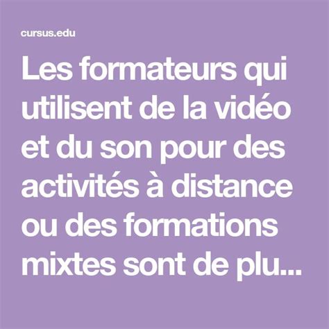 Construire son parcours d auto formation pour réaliser une vidéo