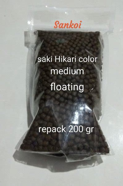 Jual Saki Hikari Color M Medium Floating Repack 200 Gr G Repacking 200