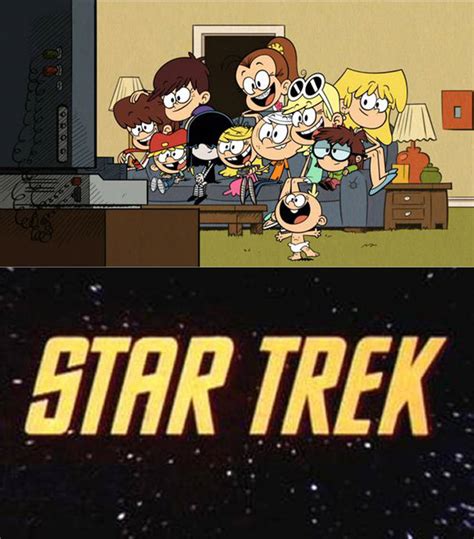 Loud Kids Watching Star Trek TOS by beavers2010 on DeviantArt