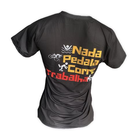 Baby Look Triathlon Nada Pedala Corre Trabalha Preta Tnhv Store