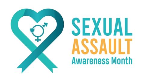 Premium Vector Sexual Assault Awareness Month Observed Every Year In