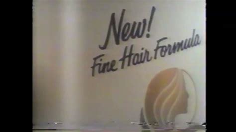 Ivory Shampoo And Conditioner Commercial 1985 Fine Hair Formula Youtube