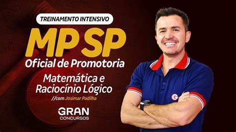 Treinamento Intensivo Mp Sp Oficial De Promotoria Matem Tica E