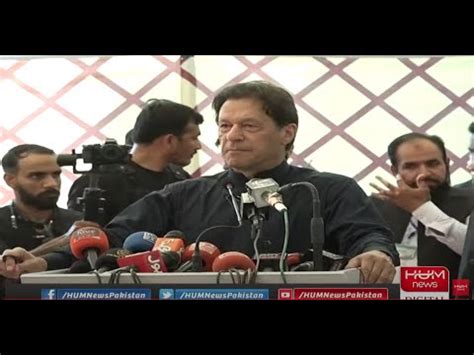 Imran Khan Addressing The Ceremony Dera Ismail Khan Pti Long March