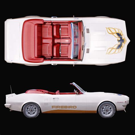 Pontiac Firebird 1968 Convertible Custom - 3D Model by sta_84