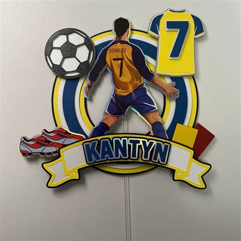 Ronaldo Cake Topper CR7 Al Nassr Cake Topper Cristiano Ronaldo Cake