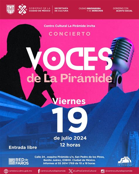 Voces De La Pirámide Concierto • Cartelera Cultural De La Ciudad De México • Cdmx Cartelera