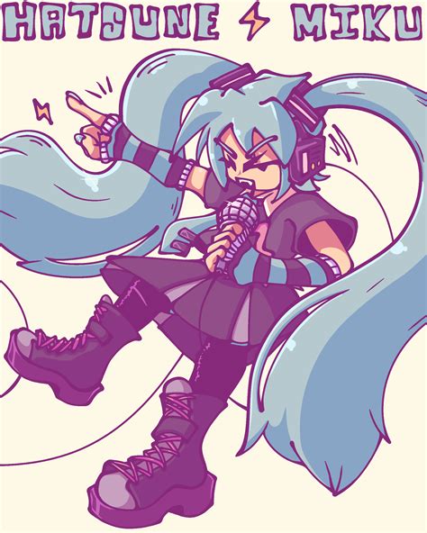 [redraw] Miku Monday By Bearhiko On Newgrounds