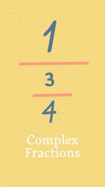 Complex Fractions Videos And Worksheets Clickview