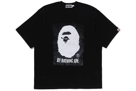 Bape By Bathing Ape Relaxed Fit Tee Black Ss23 Homme Fr