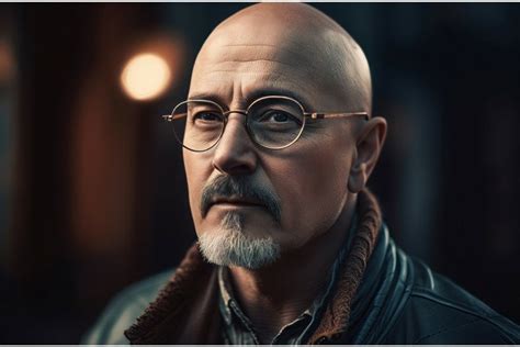 Caucasian Mature Male Scandinavian Bald Generate Ai