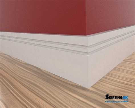 Mdf Square Grooved 2 Skirting Board Fast Delivery Skirting Uk