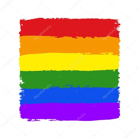 Orgullo LGBT gay y lesbiana textura arco iris Símbolo vectorial del elemento de diseño gay