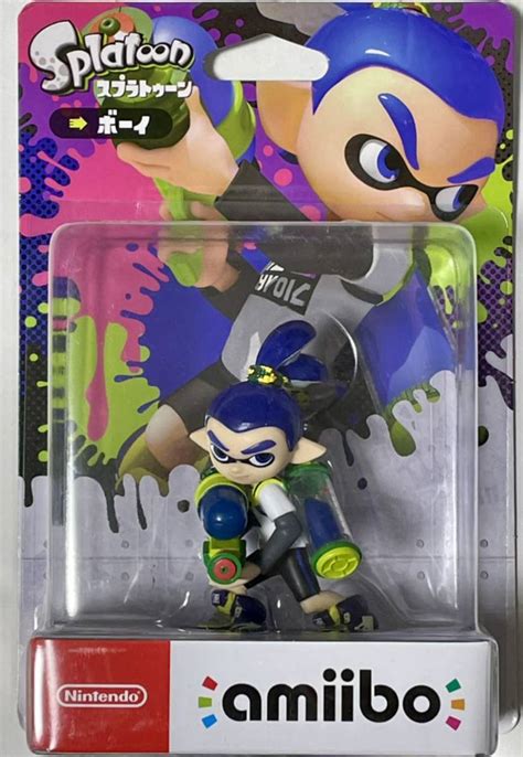 Yahooオークション Amiibo アミーボ スプラトゥーン ボーイ