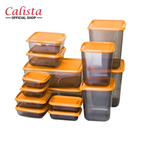 Jual Calista Otaru Smoke Sealware 7G Toples Plastik Set Isi 14pcs