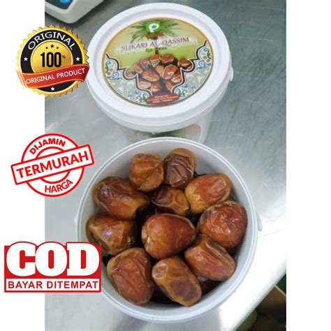 Jual Promo Kurma Sukari Kemasan Ember Al Qassim Premium Dates Impor