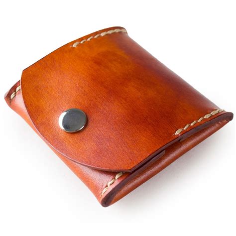 Genuine Leather Coin Purse Wallet Pouch by Handmade Unique Vintage ...