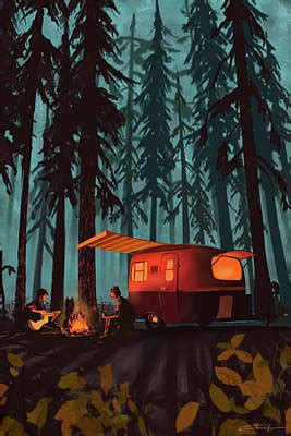 Camping Art for Sale - Pixels Merch