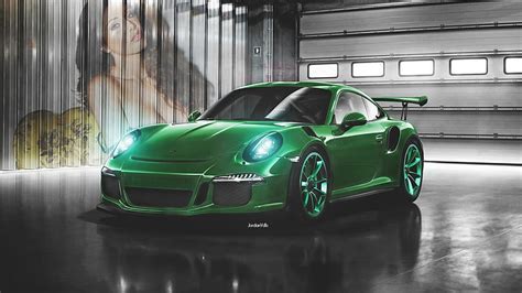 HD wallpaper: green Porsche Carrera, Porsche 911 Carrera S, Porsche 911 ...