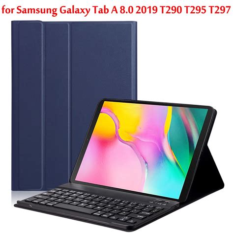 Capa De Teclado Sem Fio Bluetooth Para Tablet Samsung Galaxy Tab A 8 0