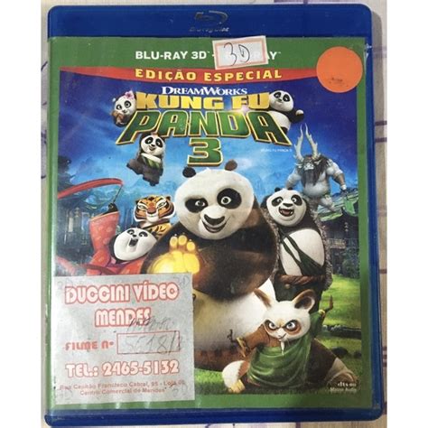 Blu Ray Kung Fu Panda 3 3d Shopee Brasil