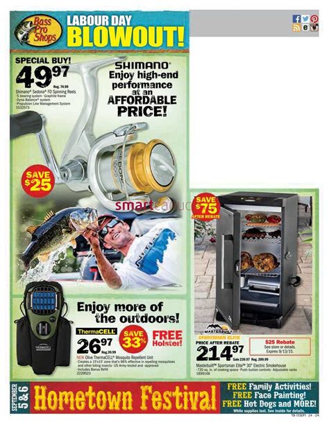 Bass Pro Shops Flyer August 31 To September 13