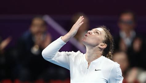 Simona Halep I Elise Mertens W Finale Turnieju WTA W Dausze Sport W