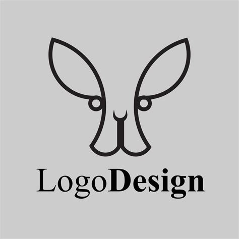 Deer Logo Design 49734233 Vector Art At Vecteezy