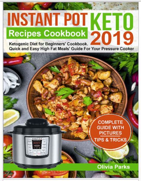 Instant Pot Keto Recipes Cookbook Ketogenic Diet For Etsy