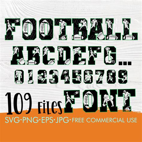 Fu Ball Schriftart Svg Fu Ball Buchstabe Svg Schneiden Etsy